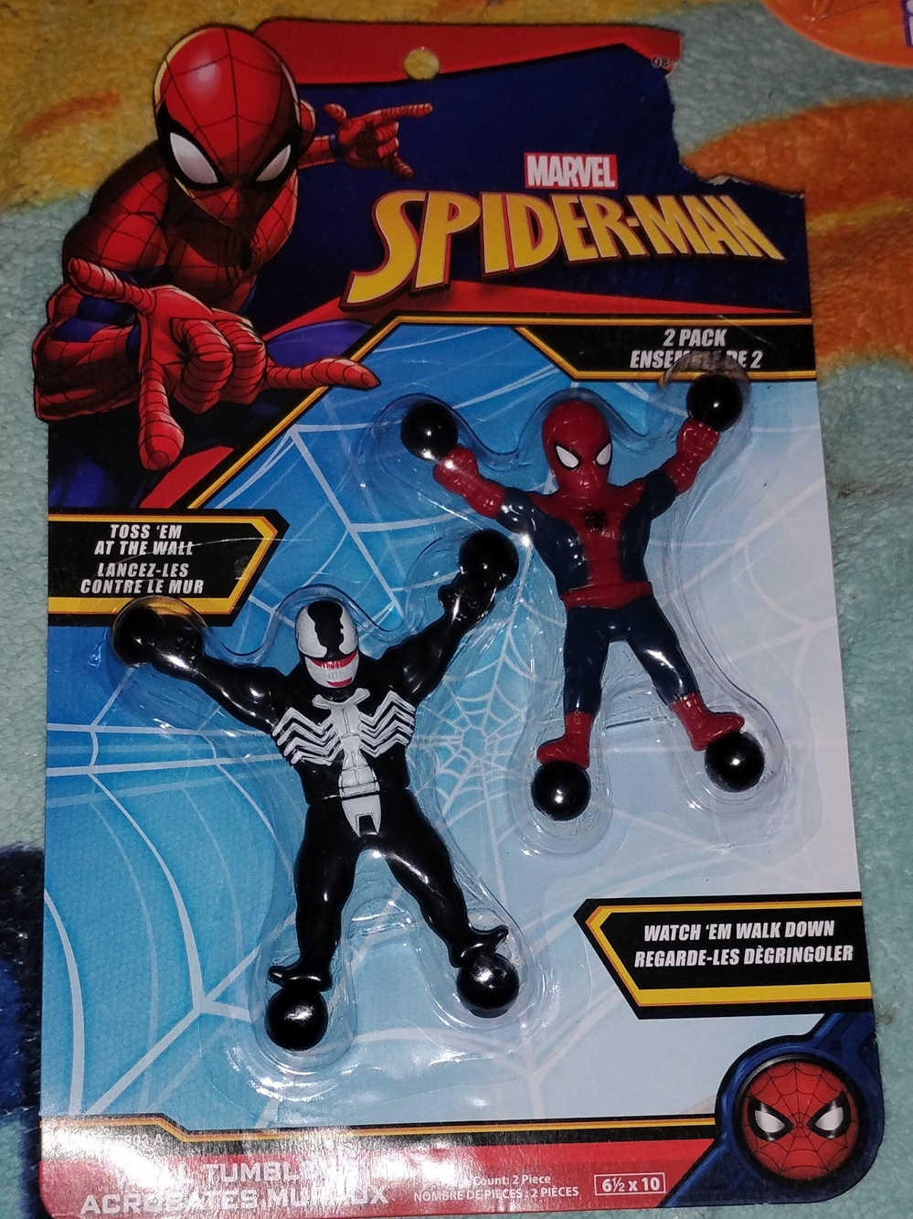 Marvel Spider-Man 2-Pack Figures - Red, Black
